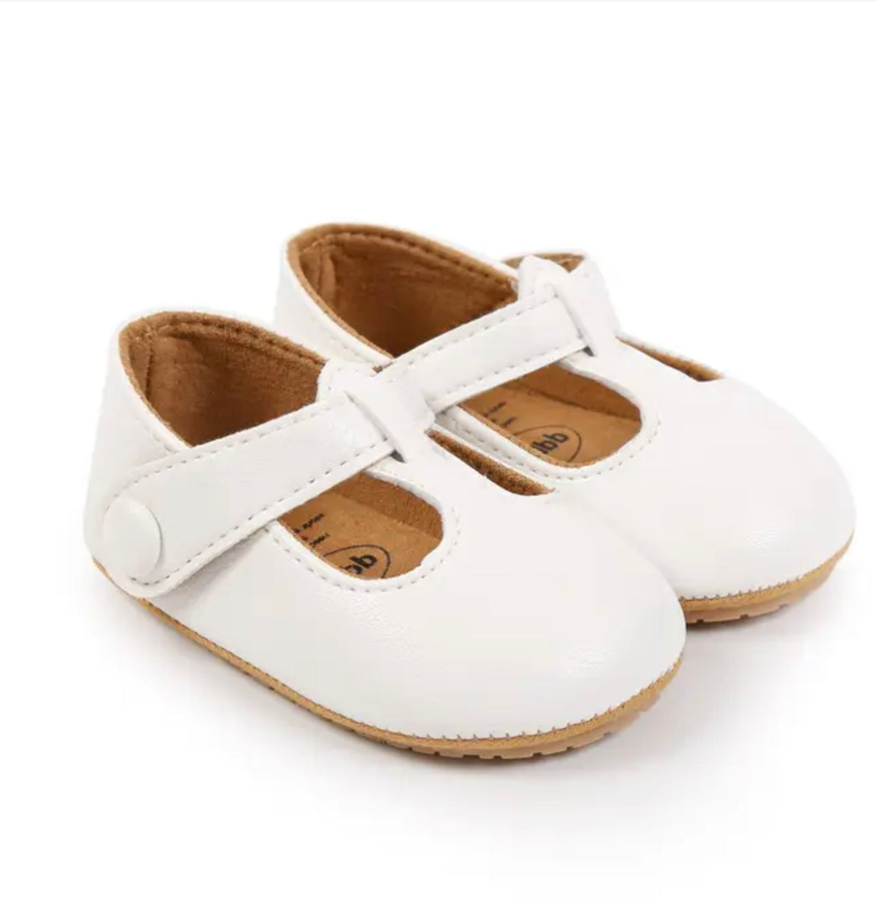 CLEARANCE- button white shoes