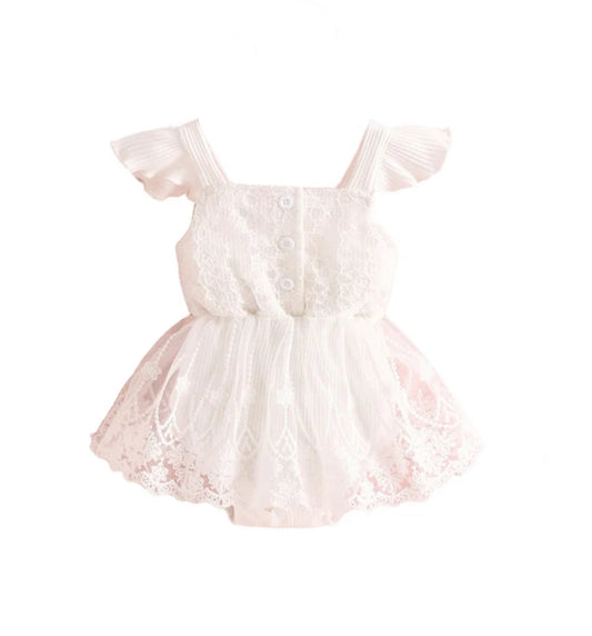 CLEARANCE- Claire lace Romper