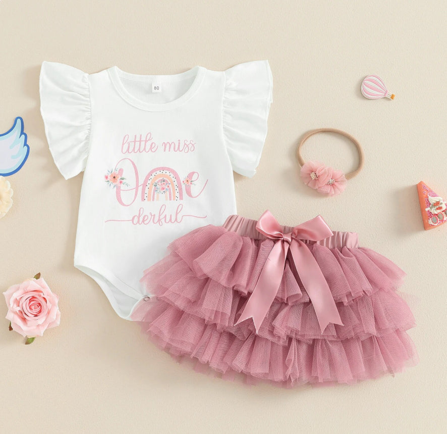 CLEARANCE- Onederful tutu Set