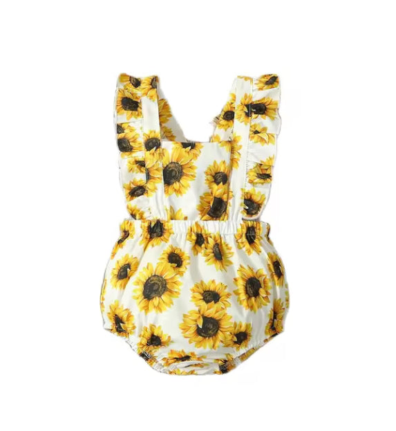 CLEARANCE- Sunflower Romper