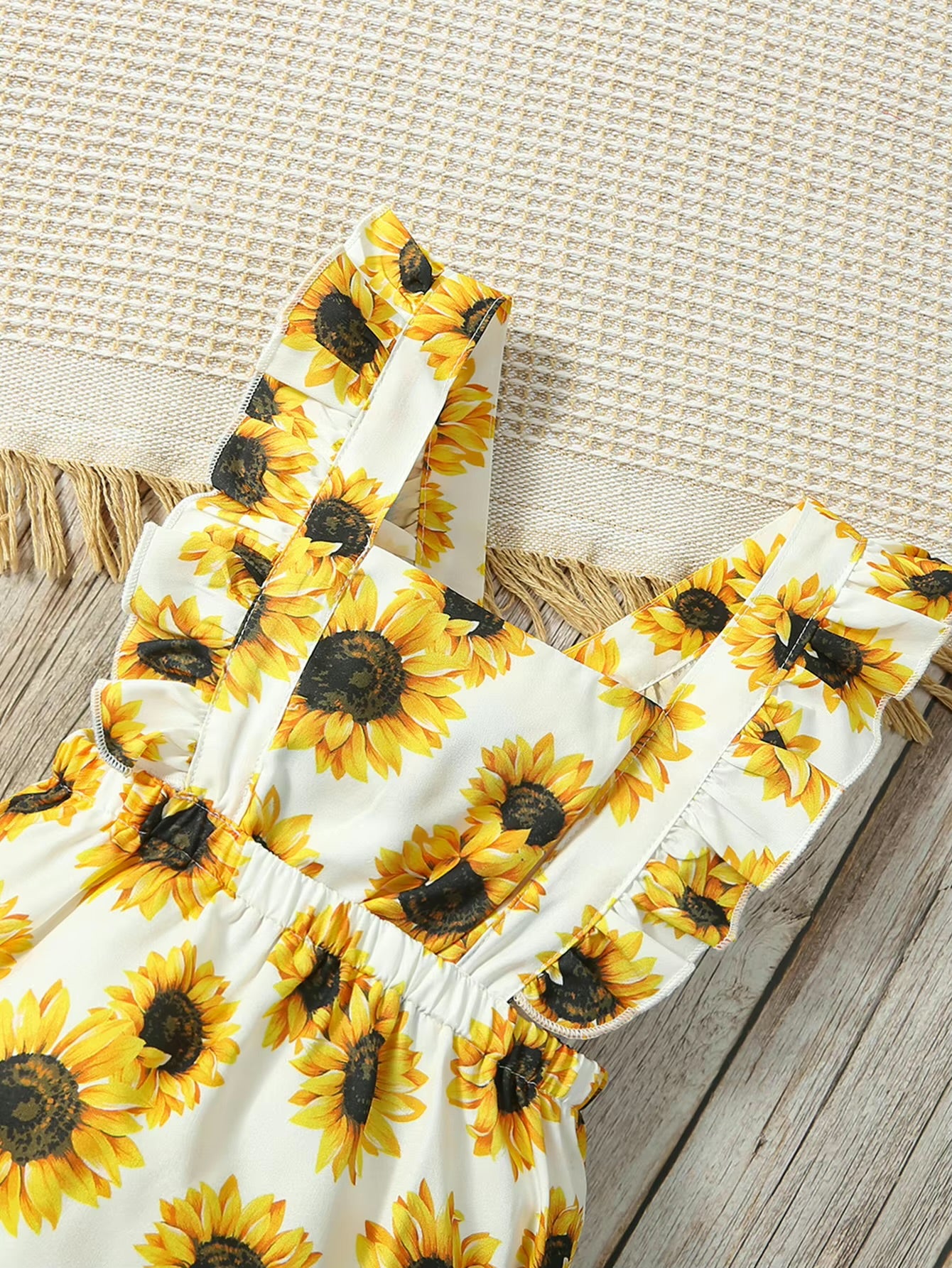 CLEARANCE- Sunflower Romper