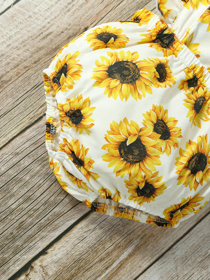 CLEARANCE- Sunflower Romper