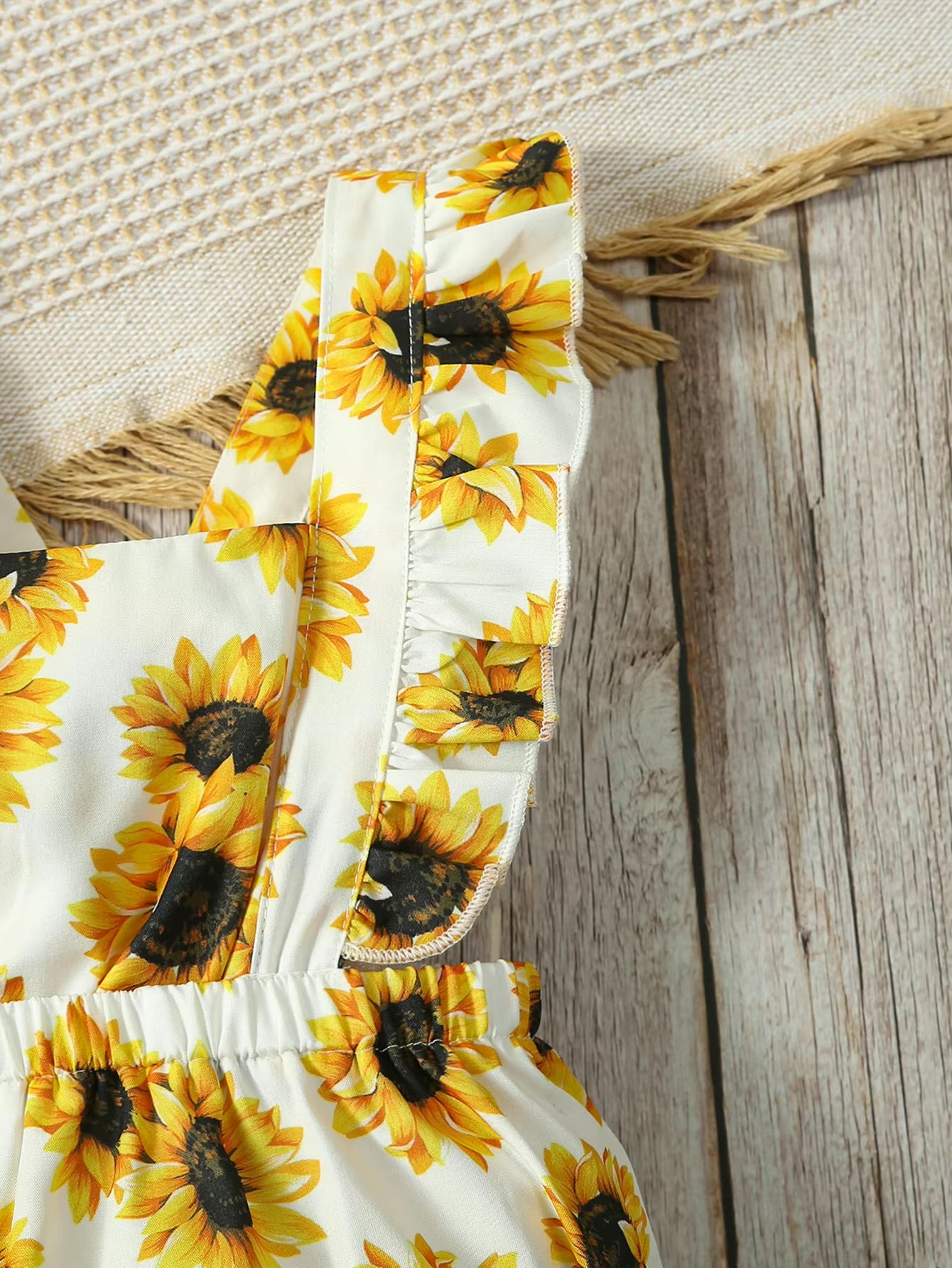 CLEARANCE- Sunflower Romper