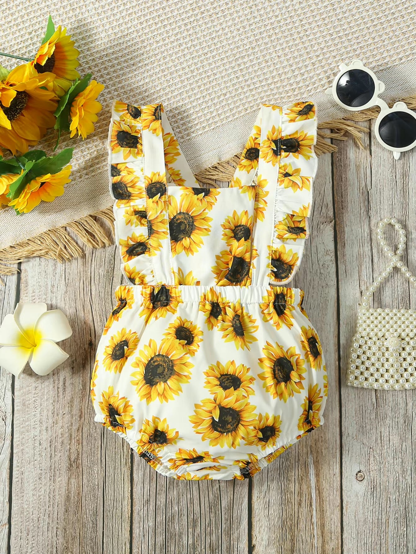 CLEARANCE- Sunflower Romper