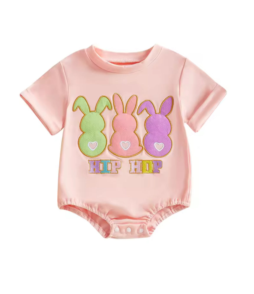 CLEARANCE- Hip Hop Bunny Romper